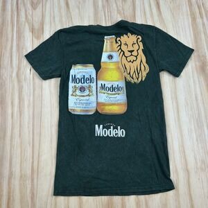 Modelo Especial‎ Beer Promo T-Shirt Green Graphic Lion Bottle Novelty Size s